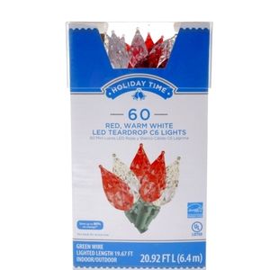 Holiday Lights Indoor & Outdoor LED Red/Warm White